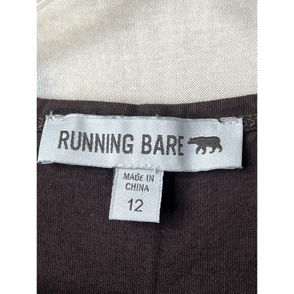 Running Bare women's tank top, brown, size 12 (US 6/8) - Picture 2 of 7